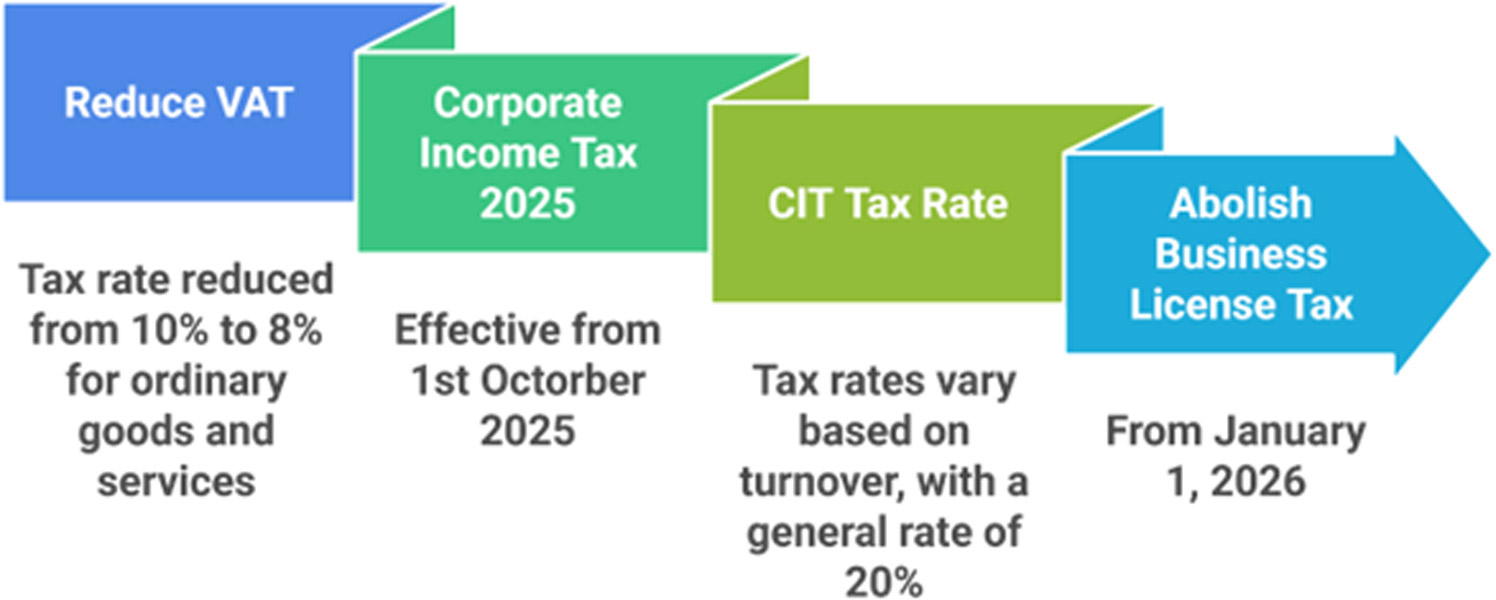 For the newly established businesses in Vietnam – 2025